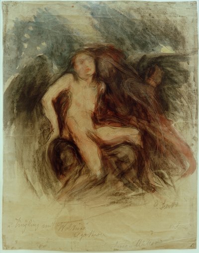 Jeune homme avec Walkyrie - Clara Siewert