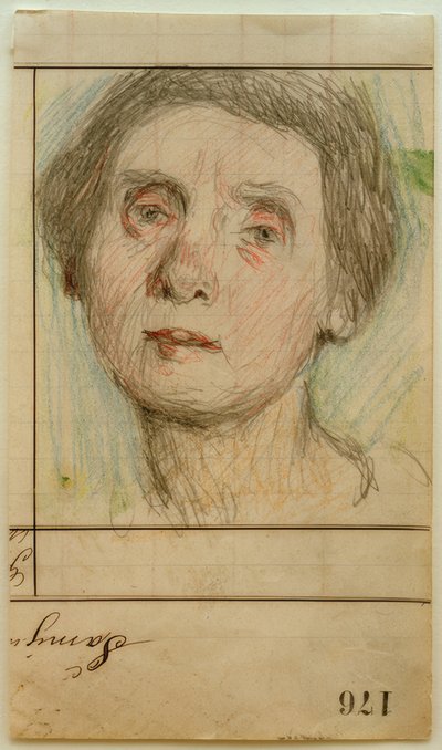 Autoportrait en face - Clara Siewert