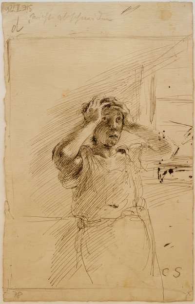 Désespéré (Autoportrait ?) - Clara Siewert