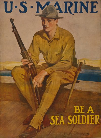 Marin américain - Devenez soldat de mer, 1917 - Clarence F. Underwood