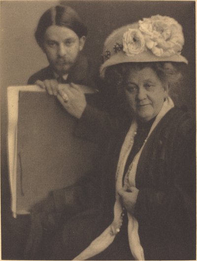 Alvin Langdon Coburn et sa mère - Clarence H. White