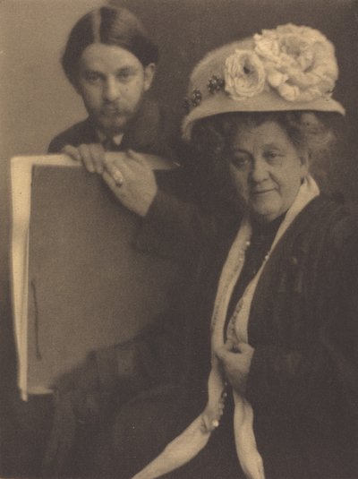 Alvin Langdon Coburn et sa mère - Clarence H White
