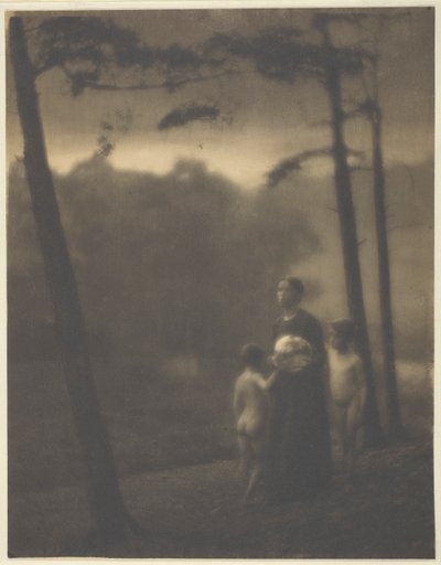 Soirée—Mère et garçons - Clarence H. White