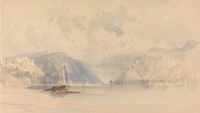Châteaux de Rheinfels et Thurnberg sur le Rhin - Clarkson Stanfield