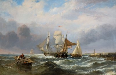 Navires au large de la côte néerlandaise, 1829-1860 - Clarkson Stanfield