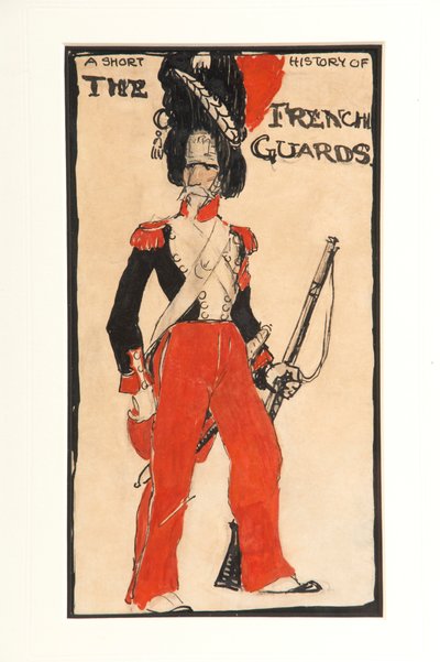 Une courte histoire des gardes français, 1917 - Claud Lovat Fraser