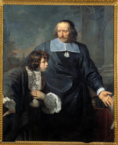 Un précepteur et son élève - Claude (after) Lefebvre