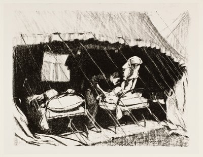 Poste de secours en France - Claude Allin Shepperson