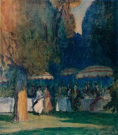 Dans les jardins de Kensington, 1914 - Claude Allin Shepperson