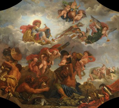Mars sur son Char Tiré par des Loups - Claude Audran the Younger