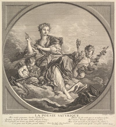 Poésie Satirique, ca. 1741 - Claude Augustin Duflos