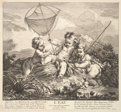 Eau, 18ème siècle - Claude Augustin Duflos