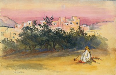 Village de Jeba, 1872 - Claude Conder