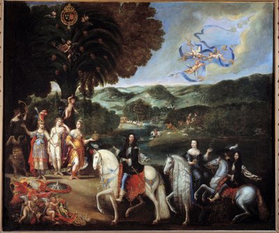 Allégorie du traité de paix des Pyrénées 7 novembre - Claude Deruet