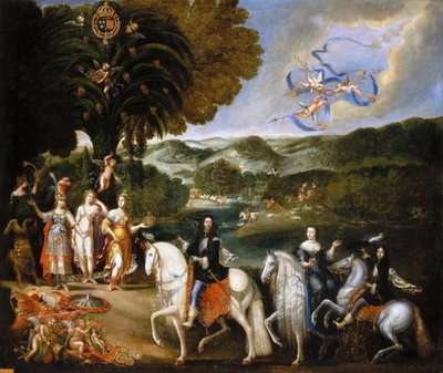 Allégorie du Traité des Pyrénées Allégorie du Mariage de Louis XIV - Claude Deruet