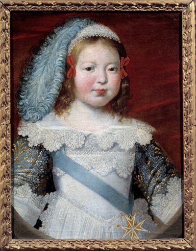 Portrait du dauphin, futur Louis XIV (1638-1715). Peinture de Claude Deruet (1588-1662). 1641. Musée des Beaux-Arts d