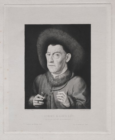 Homme avec un Œillet - Claude Ferdinand Gaillard