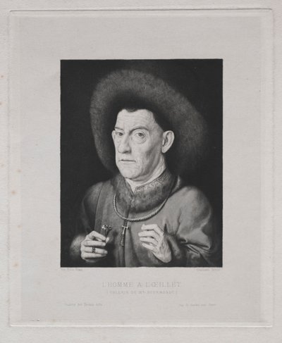Homme avec un œillet - Claude Ferdinand Gaillard