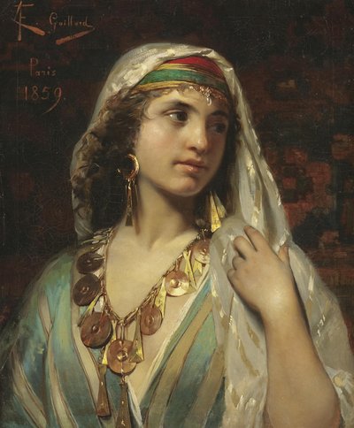 Odalisque - Claude Ferdinand Gaillard