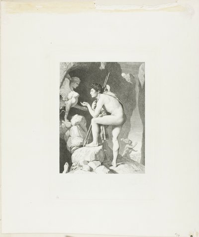 Œdipe et le Sphinx - Claude Ferdinand Gaillard