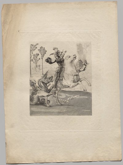 Saint Georges et le dragon (2) - Claude Ferdinand Gaillard