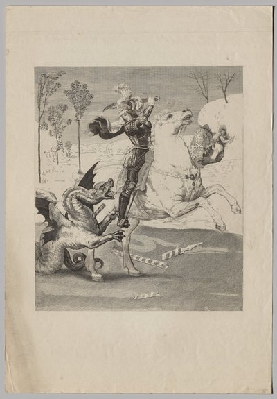 Saint Georges et le dragon (3) - Claude Ferdinand Gaillard