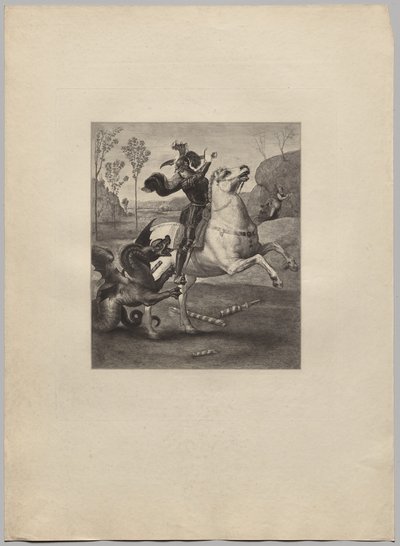 Saint Georges et le dragon (4) - Claude Ferdinand Gaillard