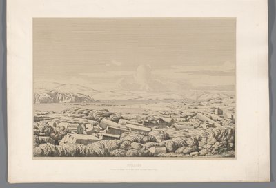 Vue des Cyclades (Vues des sites les plus célèbres de la Grèce antique) - Claude Félix Théodore Caruelle d