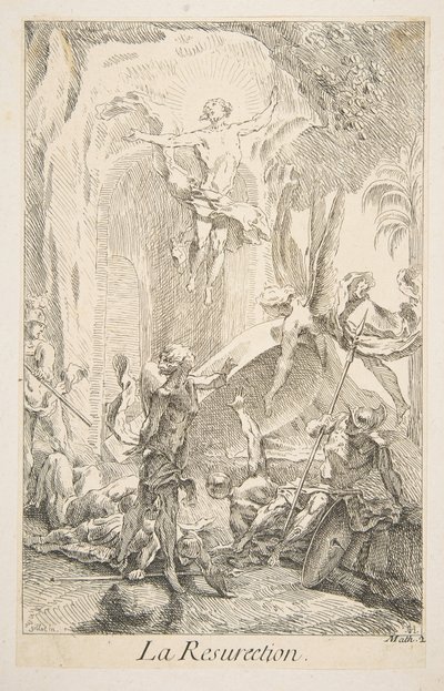 Résurrection - Claude Gillot, Jacques Gabriel Huquier