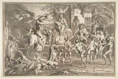Errant pendant la nuit... n.d. - Claude Gillot