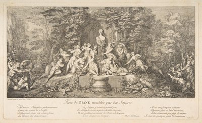 Fête de Diane - Claude Gillot