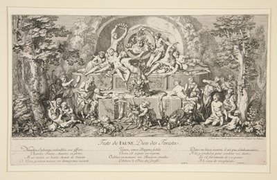 Fête de FAUNE, Dieu des Forêts - Claude Gillot