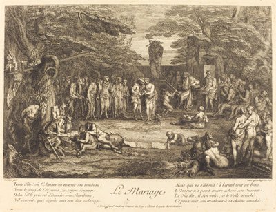 Le Mariage - Claude Gillot
