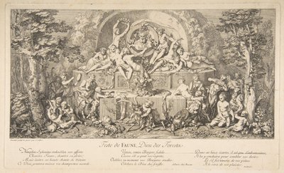 Le festin du faune - Claude Gillot