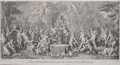 Les quatre festivals : Festival de Bacchus - Claude Gillot