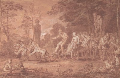 La procession arrêtée - Claude Gillot