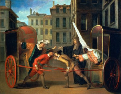 Les deux carrosses, une scène ajoutée à la comédie 