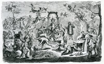 Le sabbat des sorcières (gravure) - Claude Gillot