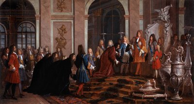 Réparation faite au roi Louis XIV par le doge de Gênes, 17ème siècle - Claude Guy Halle