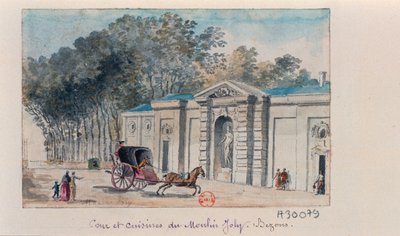 Claude Henri Watelet - Cour et cuisines du Moulin Joly - Claude Henri Watelet
