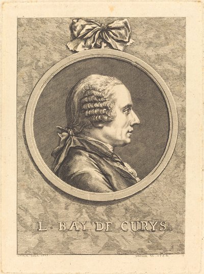 L. Bay de Curys - Claude Henri Watelet after Charles Nicolas Cochin II