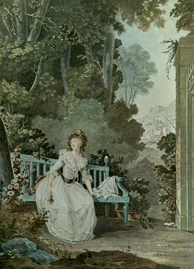 Madame Dugazon - Claude Jean Baptiste after Hoin
