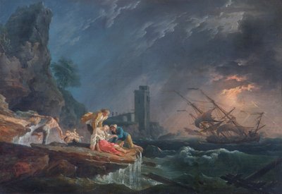 Un Naufrage - Claude Joseph (after) Vernet