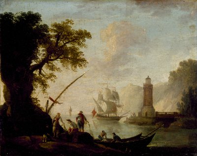 Vue côtière méditerranéenne - Claude Joseph Vernet