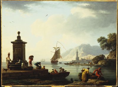 Vue du port de Gênes, 1773 - Claude Joseph Vernet