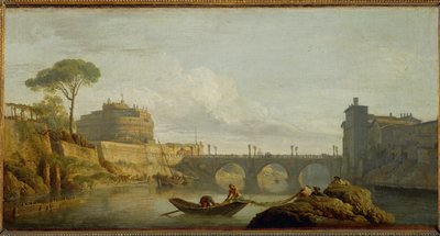 Pont et Château Saint-Ange, Rome ... - Claude Joseph Vernet
