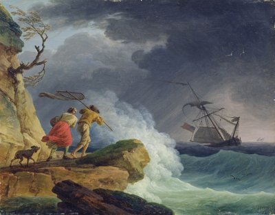 Scène côtière dans une tempête, 1782 - Claude Joseph Vernet