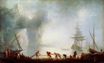 Aube sur Capri. Brume, vers 1745 - Claude Joseph Vernet