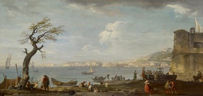 Naples, vue de la baie depuis le nord, c.1742 - Claude Joseph Vernet