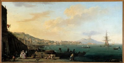 La baie de Naples avec le Vésuve - Claude Joseph Vernet